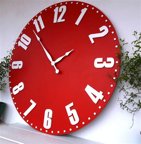 Large Wall Clock On Shelf At Mary Ford Blog