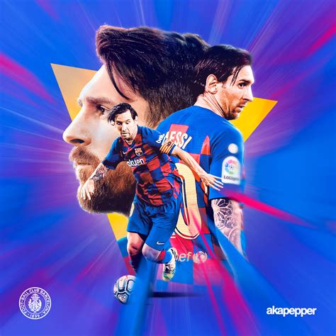 Lionel Messi Barcelona Behance