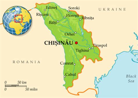 Map of Republic of Moldova | Download Scientific Diagram