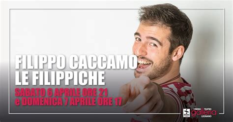 Filippo Caccamo Le Filippiche Teatro Cinema Galleria