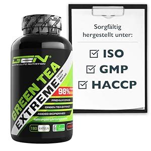 Green Tea Extreme Kapseln Mg Gr Ner Tee Extrakt Pro