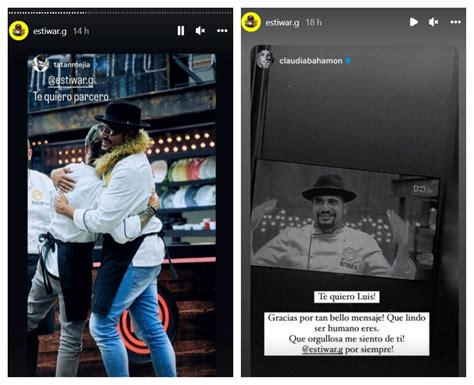 Participantes De Masterchef Celebrity Llenaron De Elogios A Estiwar G Tras Su Salida Del