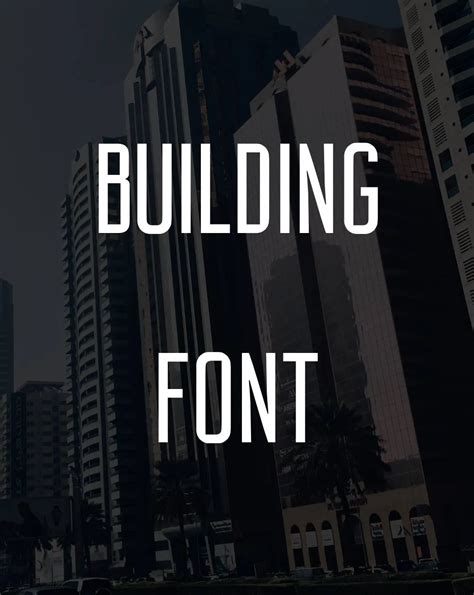 Building Font Free Download