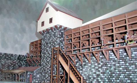 Tabletop Fix Sally 4th Hoarding Kits For 28mm Castle Walls