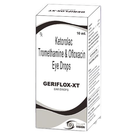 Geriflox Xt Ketorolac Tromethamine And Ofloxacin Eye Drops Packaging Size 5ml Prescription At