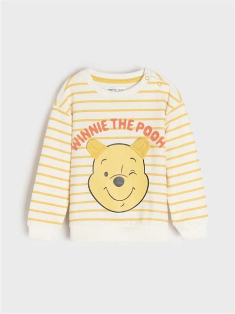 Bluză sport Winnie the Pooh Culoare crem SINSAY 102CK 01X