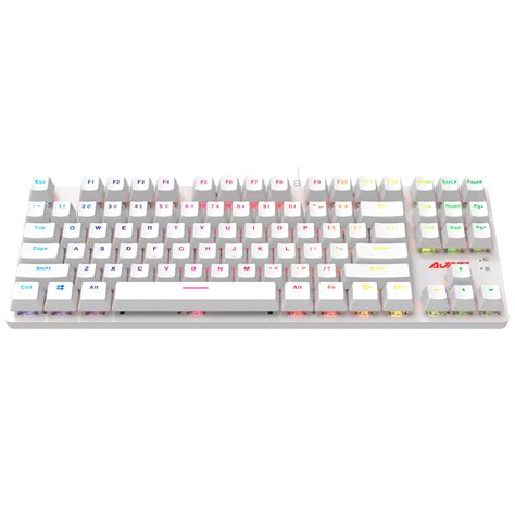 Ripley TECLADO MECÁNICO RETROILUMINADO BLANCO SWITCH BLACK AJAZZ