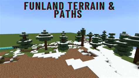 How To Build Stampy S Lovely World 235 Funland Terrain Paths Part