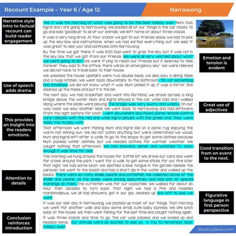 How To Write An Excellent Recount Literacy Ideas In 2020 Teaching