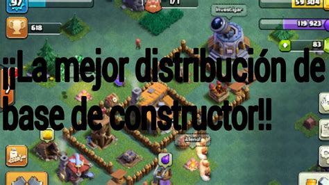 El Mejor Dise O Base De Constructor Nivel Clash Of Clans Youtube