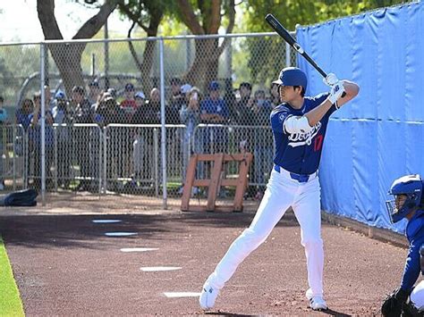 大谷翔平、早くも「実戦モード」か ロバート監督は「スイングしろ」と絶叫 2024年2月16日掲載 ライブドアニュース