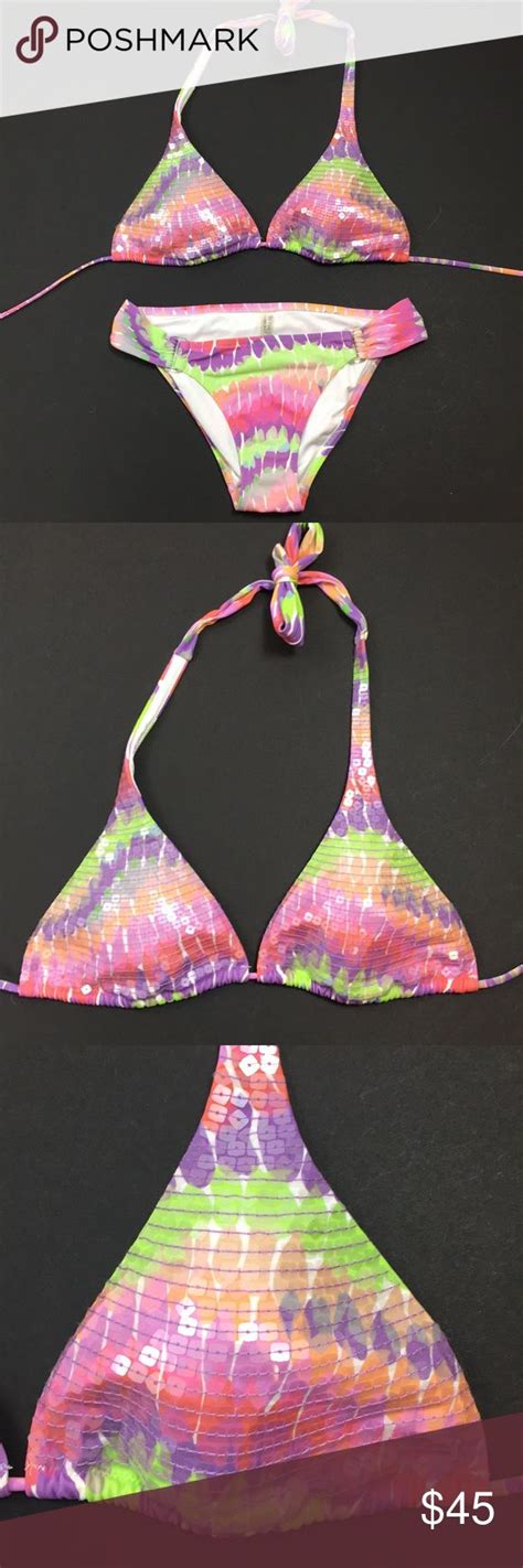 Victorias Secret Watercolors Bikini Bikinis Watercolor Bikini