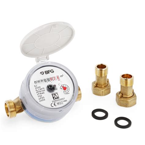 Buy Hydrobilwras Certificate Water Meter With Non Return Brass Fittings