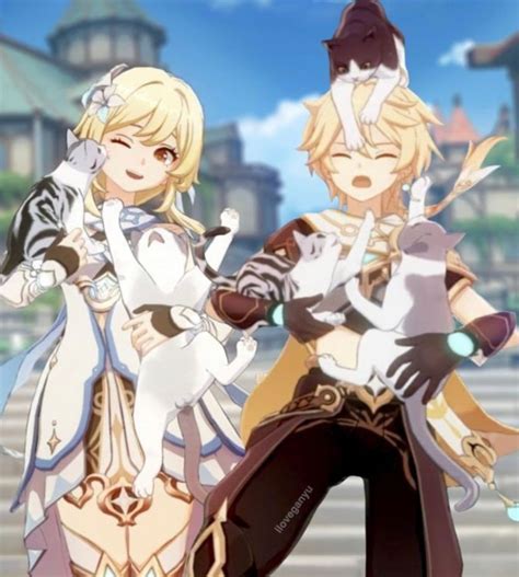Lumine And Aether Genshin Impact Hoyolab
