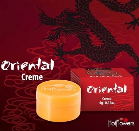 Pomada Oriental Creme De Massagem 4g Hot Flowers Lubrify