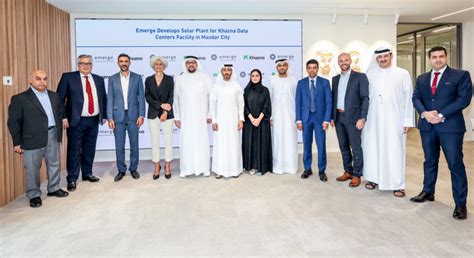 Emerge Signs Agreement To Develop Solar Plant For Khazna Data Centers Facility In Masdar City