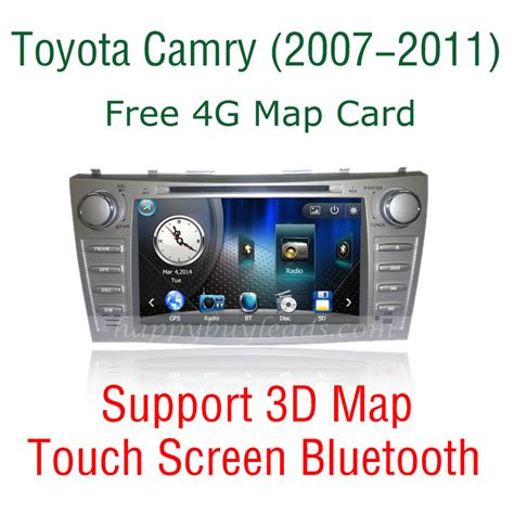 Toyota Camry 2007 2011 Car DVD Player GPS Navigation Auto Radio Stereo