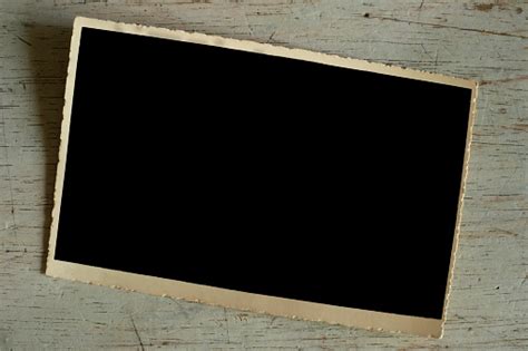 kartu pos kosong vintage bingkai foto kosong fotografi grungy ruang