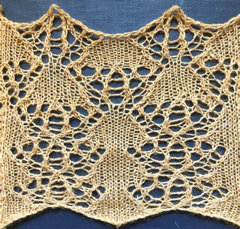 Harvest A Lace Knitting Stitch Pattern String Geekery