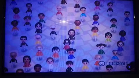 211 Miis On The Mii Parade From Wii And Wii U Youtube