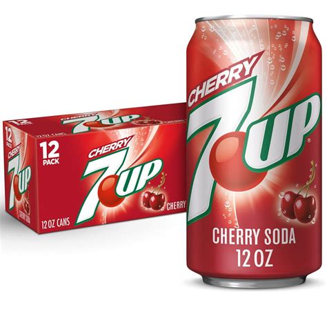 7UP Cherry Flavored Soda, 12 fl oz cans, 12 pack - Walmart.com ...