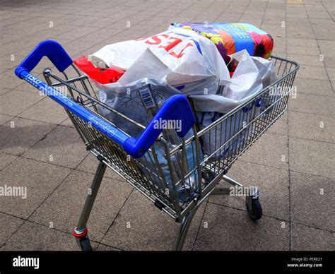 Tesco Shopping Trolley High Resolution Stock Photography and Images - Alamy