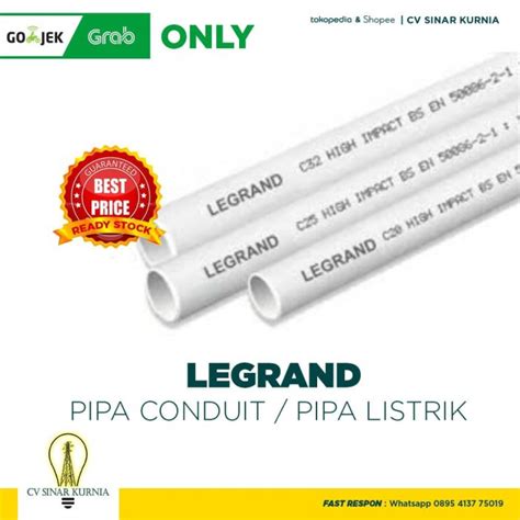 Jual Pipa Conduit Pipa Listrik Mm Legrand Paralon Listrik Panjang