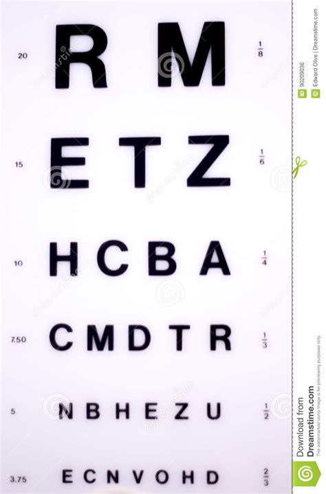 Optician Eye Chart Eye Chart Printable