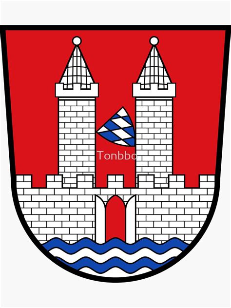 Kelheim Coat Of Arms Germany Sticker By Tonbbo Redbubble