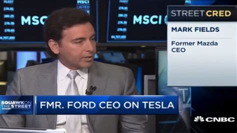 Former Ford Ceo Mark Fields Admires Tesla Success Here Is Why Youtube