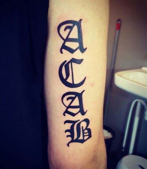 Acab Tattoo, Tattoo Quotes, Tattoos, Tatuajes, Tattoo, Tattos ...