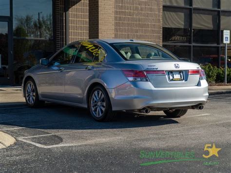 2011 Used Honda Accord Sedan 4dr V6 Automatic Ex L At Sunvertibles