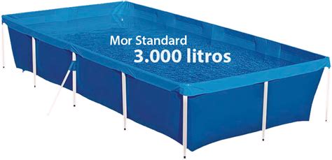 Piscina Retangular Mor Standard L Azul Piscinas Ponto