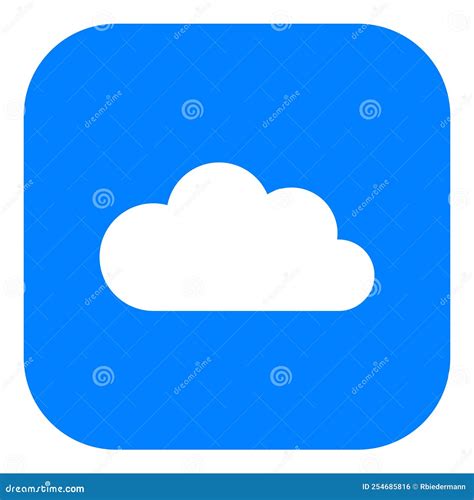 Cloud And App Icon Stock Vector Illustration Of Graphic 254685816