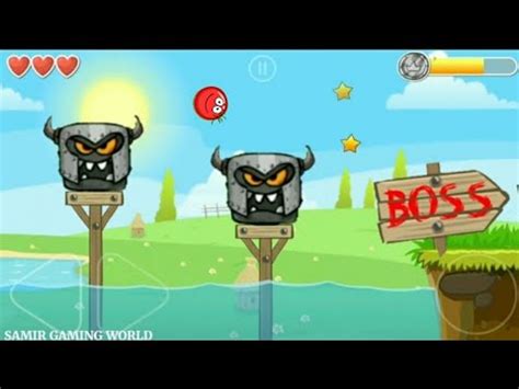 Red Ball Hills Boss Vs Tomato Ball Youtube