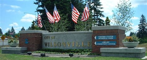 Wilsonville Or Wilsonville City Welcome Sign Photo Picture Image