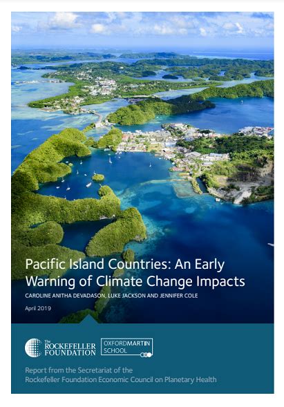 Pacific Island Countries An Early Warning Of Climate Change Impacts