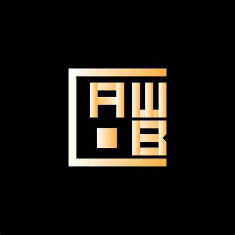 AWB letter logo vector design, AWB simple and modern logo. AWB ...