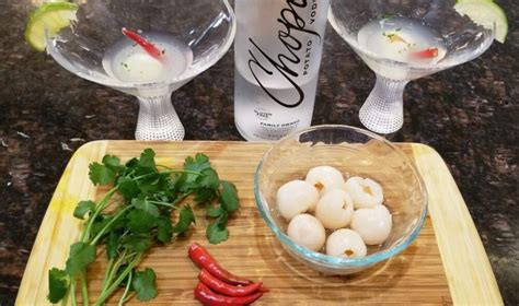 Asian Lychee Martini Serious Foodie