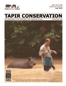 Tapir-Conservation-News-July-2013 | Tapir Specialist Group