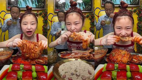 Chinese Food Mukbang Eating Show 중국음식 먹방먹방 การแสดงอาหารจีน Mukbang