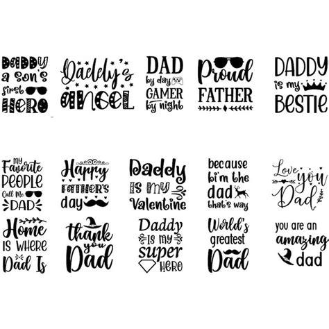 Father S Day Svg Bundle Dad Svg Father Svg Papa Svg Best Inspire Uplift