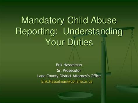 Ppt Mandatory Child Abuse Reporting Understanding Your Duties