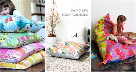 25 DIY Floor Pillows and Cushions To Sew