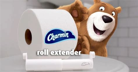 Free Charmin Roll Extender Fits Mega And Super Mega Toilet Paper Rolls