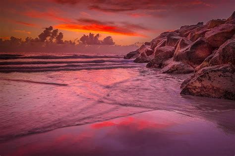 Magenta Sunrise Photograph By George Kenhan Pixels