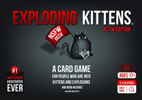 Exploding Kittens Nsfw Board Game Asmodee Nordics