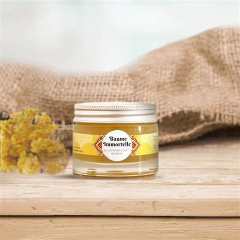 Baume Immortelle Huile De Noyau Dabricot Et Immortelle Bio Sevellia