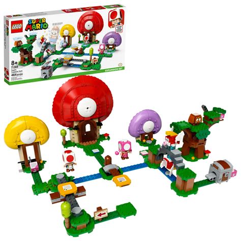 LEGO Super Mario Toad’s Treasure Hunt Expansion Set 71368 Toad Building ...