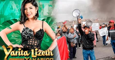 Yarita Lizeth Protestan En Juliaca Para Respaldar A Cantante